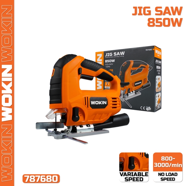 ბეწვა ხერხი Wokin 787680, 850W, Jig Saw, Orange