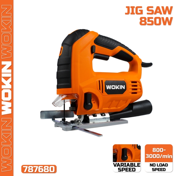 ბეწვა ხერხი Wokin 787680, 850W, Jig Saw, Orange