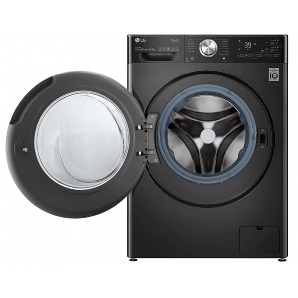 Washing+Dryer Machine LG F4V9BDP2EE.ABLPMEA, 12Kg, 1400Rpm, 70Db, Black