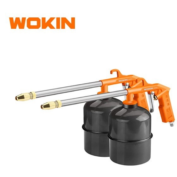 პნევმატური შესაფრქვევი თოფი Wokin 812020, 1000ML, 2Pcs, Air Washing Gun, Black