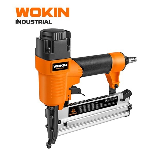 პნევმატური სტეპლერი Wokin 814002, 2 IN 1 Combo Brad Nailer Set (INDUSRIAL), Orange