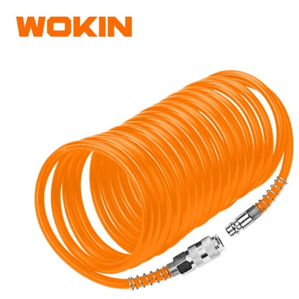 ჰაერის კომპრესორის მილი Wokin 815025, 6mmx8mmx15m, Air Hose, Orange