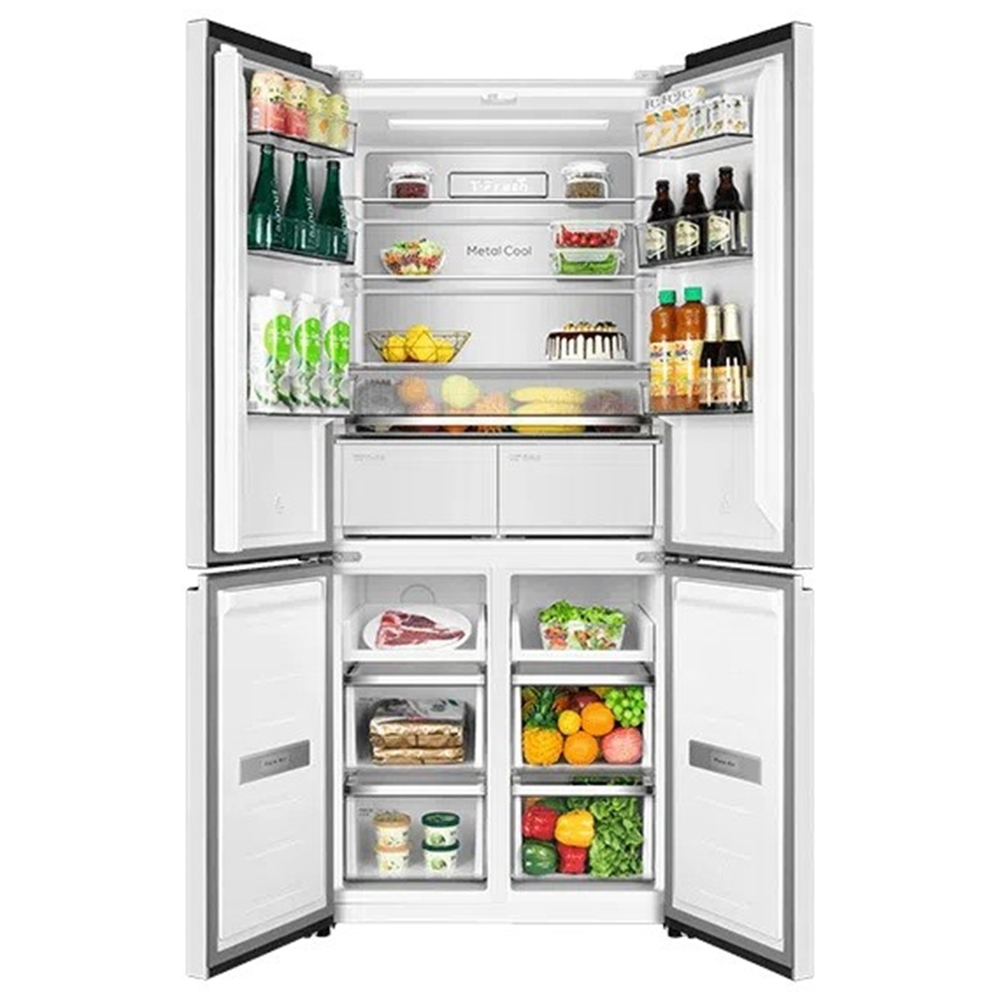 Refrigerator TCL TRTC-521CDWDW1, 476L, A+, No Frost, White