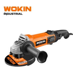 კუთხსახეხი Wokin 851512, 1200W, 115mm, Angle Grinder (INDUSTRIAL), Orange/Black (110-120V US ADAPTER)