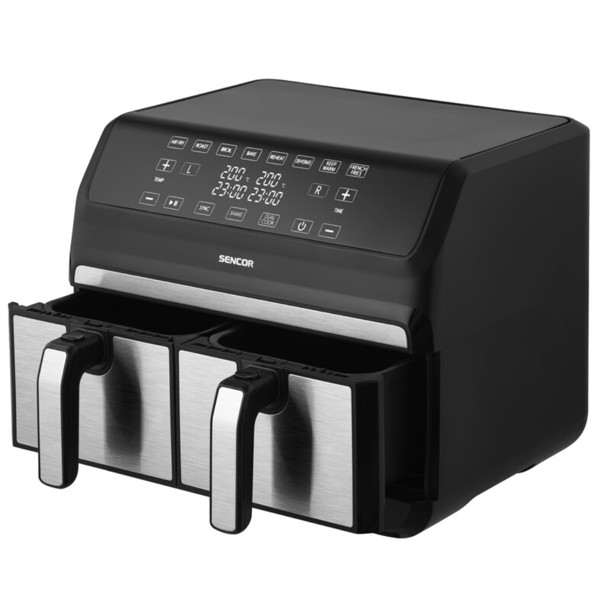 Air Fryer Sencor SFR 9500SS Vita, 1700W, 8L, Black