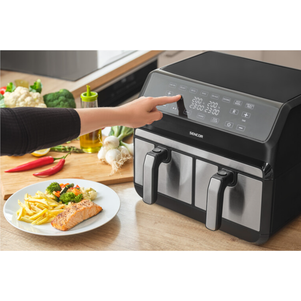 Air Fryer Sencor SFR 9500SS Vita, 1700W, 8L, Black