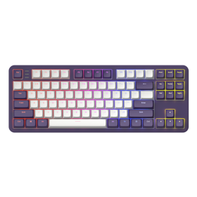 კლავიატურა Dark Project ALU87A Violet, Wired, RGB, USB, Gaming Keyboard, White/Purple