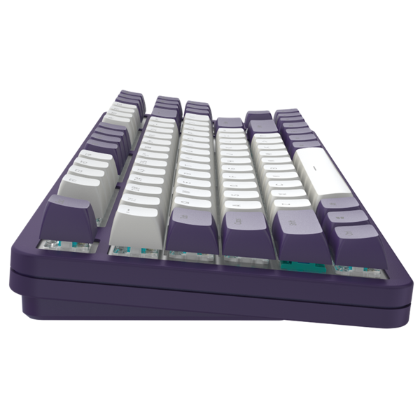 კლავიატურა Dark Project ALU87A Violet, Wired, RGB, USB, Gaming Keyboard, White/Purple