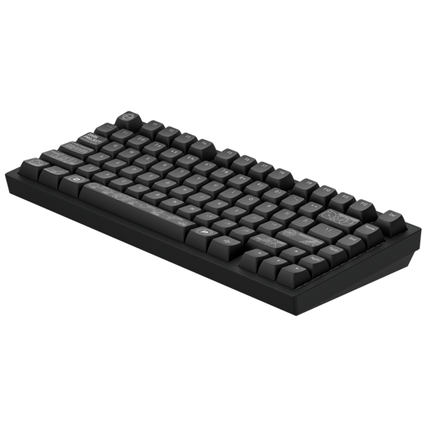 კლავიატურა Dark Project ALU81A Terra Nova, Wireless, RGB, BT, USB, Gaming Keyboard, Black