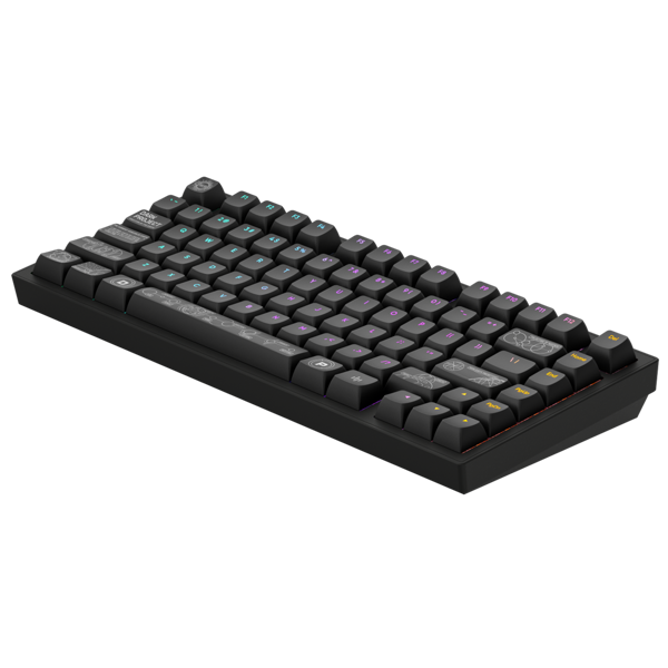 კლავიატურა Dark Project ALU81A Terra Nova, Wireless, RGB, BT, USB, Gaming Keyboard, Black