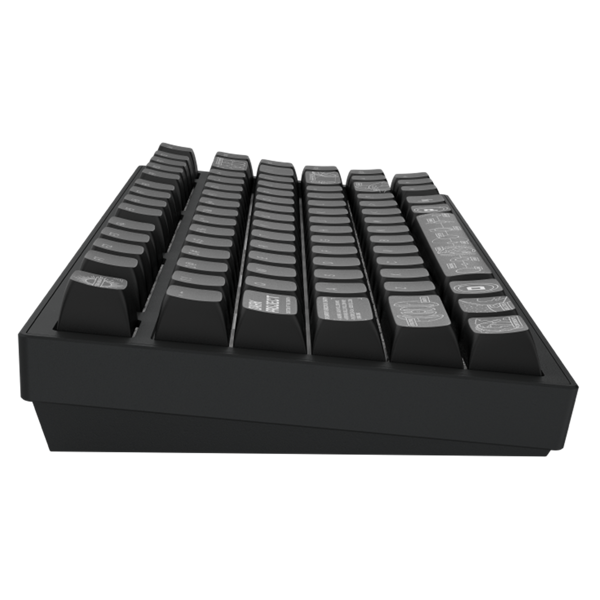 კლავიატურა Dark Project ALU81A Terra Nova, Wireless, RGB, BT, USB, Gaming Keyboard, Black