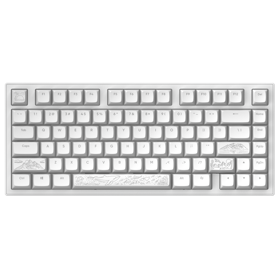 კლავიატურა Dark Project ALU81A Terra Nostra, Wired, RGB, USB, Gaming Keyboard, White