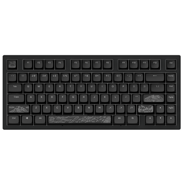 კლავიატურა Dark Project ALU81A Terra Nostra, Wired, RGB, USB, Gaming Keyboard, Black