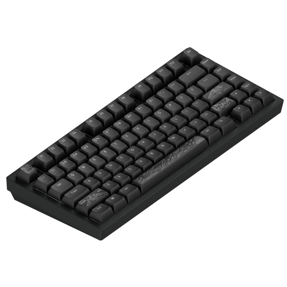 კლავიატურა Dark Project ALU81A Terra Nostra, Wired, RGB, USB, Gaming Keyboard, Black