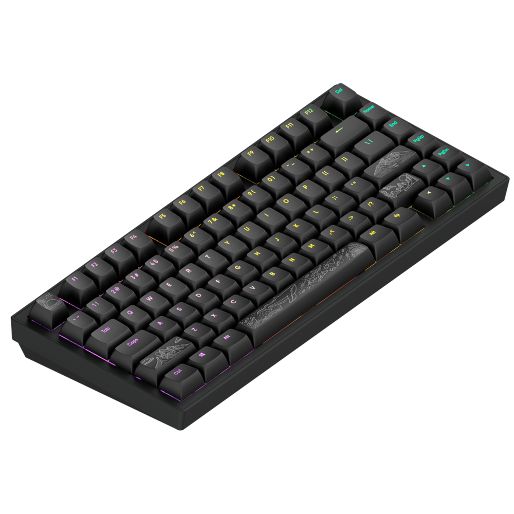 კლავიატურა Dark Project ALU81A Terra Nostra, Wired, RGB, USB, Gaming Keyboard, Black