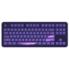 კლავიატურა Dark Project ALU87B Celestial, Wired, RGB, USB, Gaming Keyboard, Purple