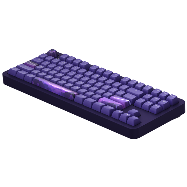 კლავიატურა Dark Project ALU87B Celestial, Wired, RGB, USB, Gaming Keyboard, Purple