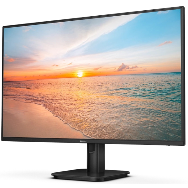 მონიტორი Philips 27E1N1100A/01, 27", Monitor, FHD, IPS, HDMI, VGA, Black