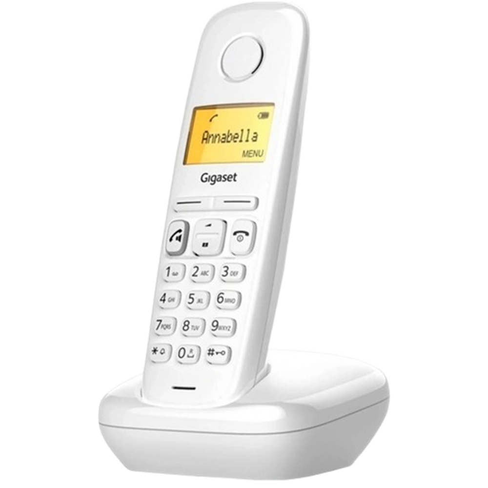 სტაციონარული ტელეფონი Gigaset S30852-H2812-S302 A270, Portable Phone, White