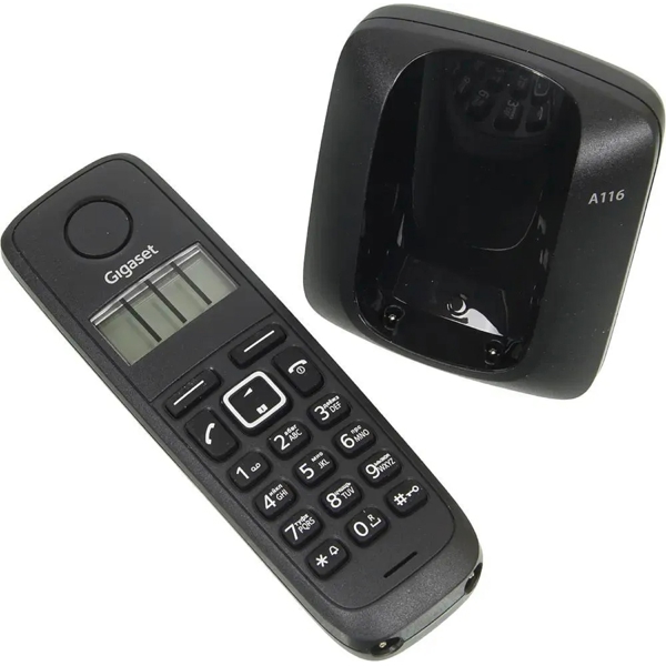 Portable Phone Gigaset S30852-H2801-S301 A116, Black