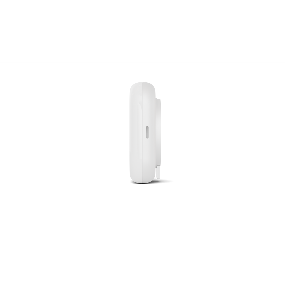 ტემპერატურის და ტენიანობის დეტექტორი Moes ZSS-KB-TH-LF-C-MS, Temperature And Humidity Detector, White