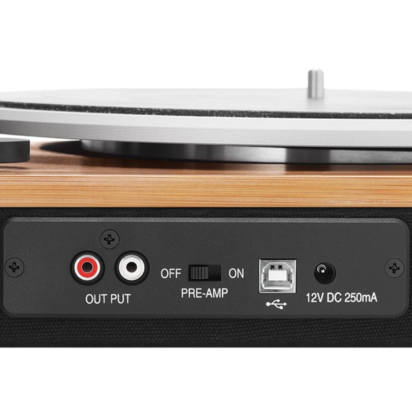 ფირსაკრავი House of Marley EM-JT002-SBB Stir It Up, Bluetooth, RCA, 3.5mm, Wireless Turntable, Wood