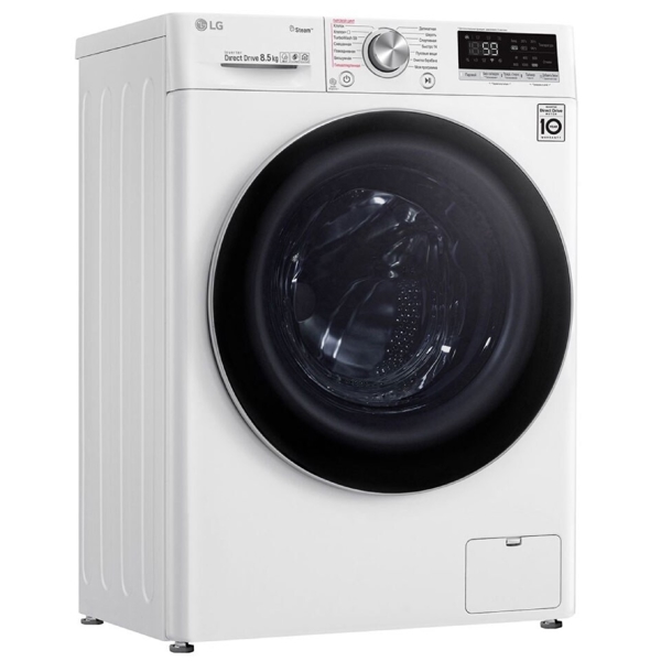 სარეცხი მანქანა LG F2V7GWL1W.ABWPMER, 8.5Kg, 1200Rpm, A, 52Db, Washing Machine, White