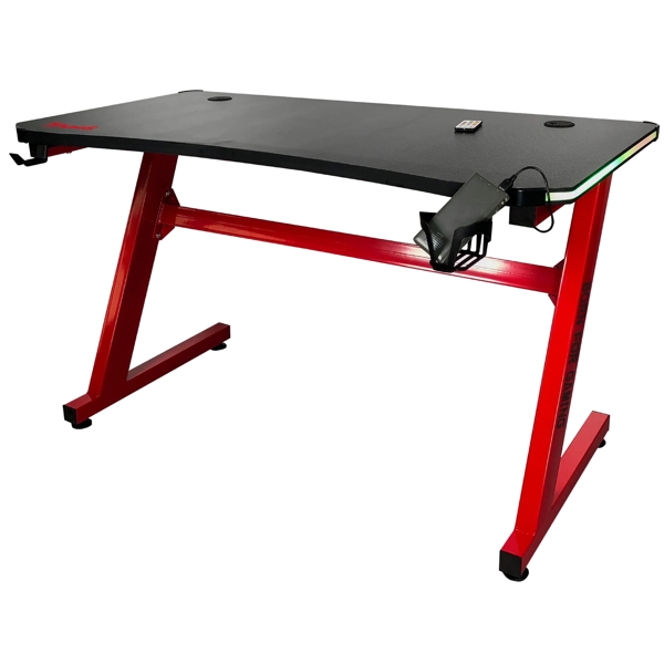 Gaming მაგიდა Marvo DE-08 Arena 50, Gaming Desk, Black/Red