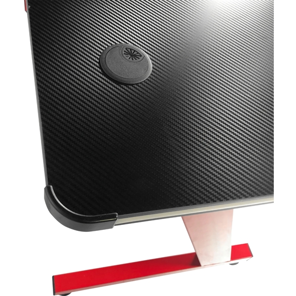 Gaming მაგიდა Marvo DE-08 Arena 50, Gaming Desk, Black/Red