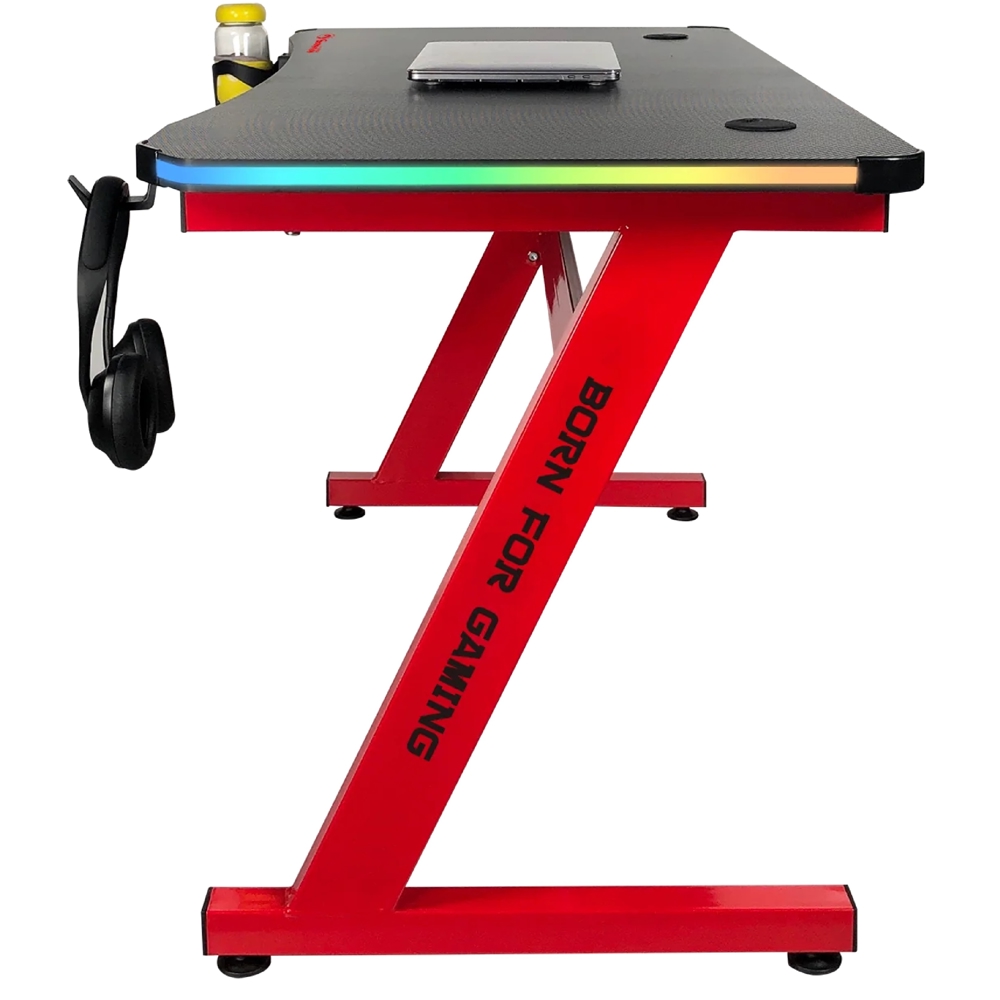 Gaming Desk Marvo DE-08 Arena 50, Black/Red