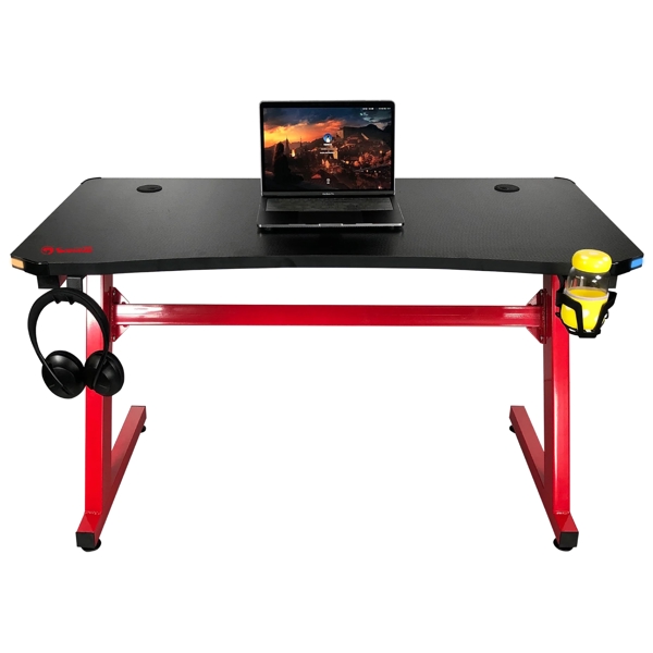 Gaming მაგიდა Marvo DE-08 Arena 50, Gaming Desk, Black/Red