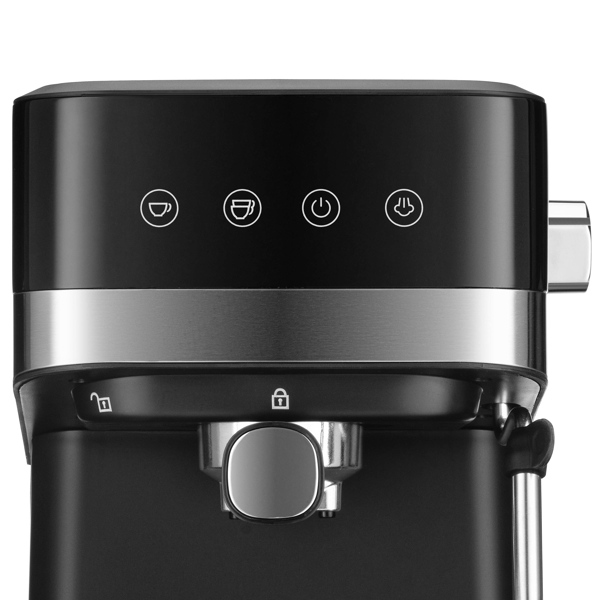 ყავის აპარატი Ardesto YCM-E1700, 1050W, 1.5L, Coffee Machine, Black/Silver