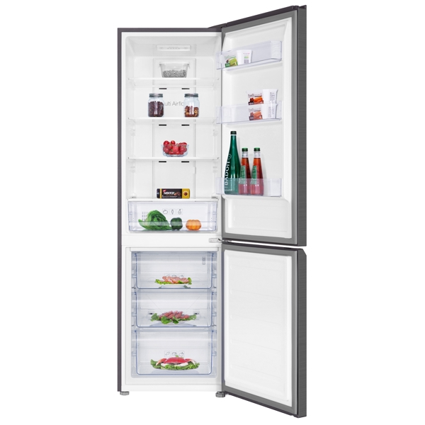 Refrigerator TCL F265BFG, 256L, A+, Grey