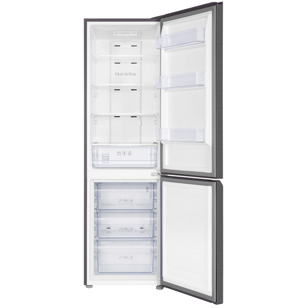 Refrigerator TCL F265BFG, 256L, A+, Grey