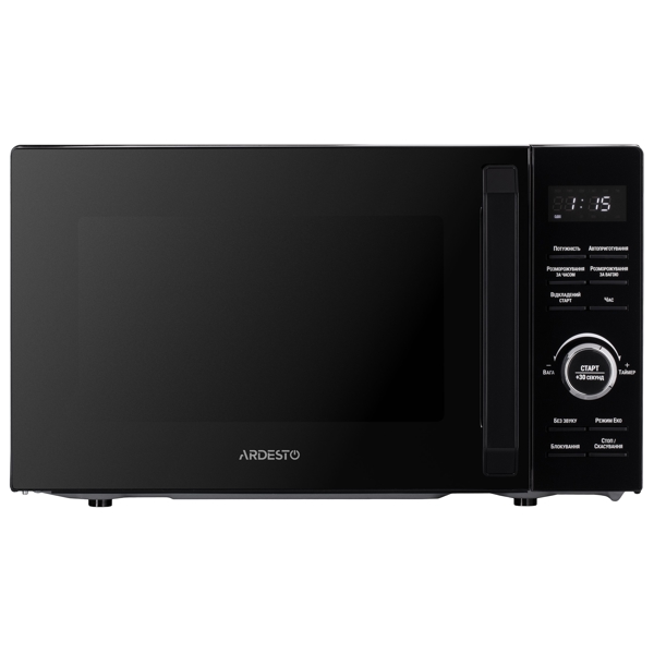 მიკროტალღური ღუმელი Ardesto GO-E745GB, 700W, 20L, Microwave Oven, Black