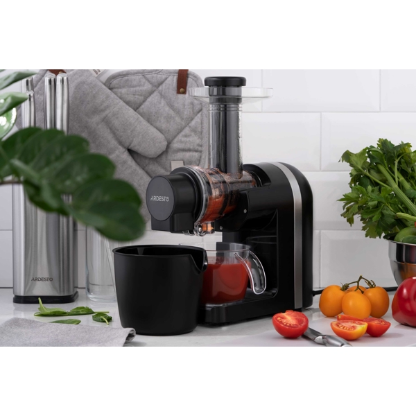 Ardesto JEG-1500S, 200W, 0.4L, Juicer, Black/Silver