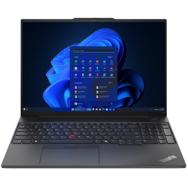 Notebook Lenovo 21M5001XRT ThinkPad E16 G2, 16", Ryzen 5-7535HS, 16GB, 512GB SSD, Integrated, Black