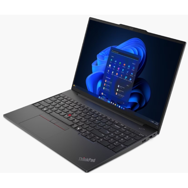 Notebook Lenovo 21M5001XRT ThinkPad E16 G2, 16", Ryzen 5-7535HS, 16GB, 512GB SSD, Integrated, Black