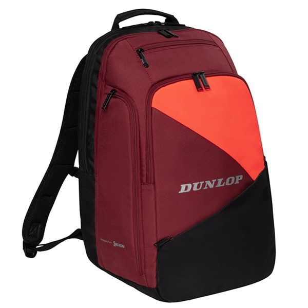 ჩოგბურთის ჩანთა Dunlop 10350441 CX-Performance, Tennis Backpack, Red/Black