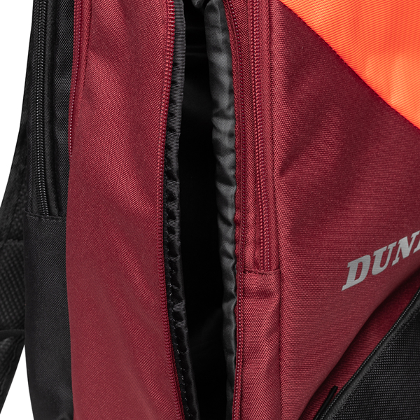 ჩოგბურთის ჩანთა Dunlop 10350441 CX-Performance, Tennis Backpack, Red/Black