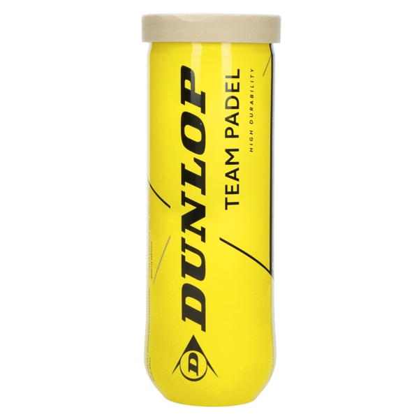 პადელის ბურთები Dunlop 601553, 3Pcs, Team Padel, Yellow