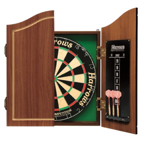 დარტსის დაფა Harrows 840HREA404 Pro's Choice, Darts Set, Black