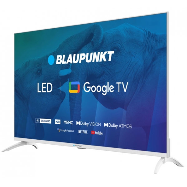 TV Blaupunkt 43UBG6010, 43", 4K UHD, USB, HDMI, LAN, BT, WIFI, White