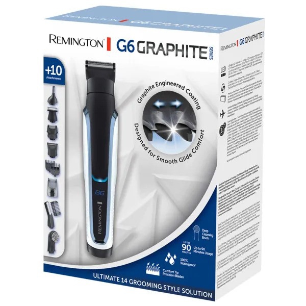 Electric Shaver Remington PG6000 G6 Graphite, Black/White