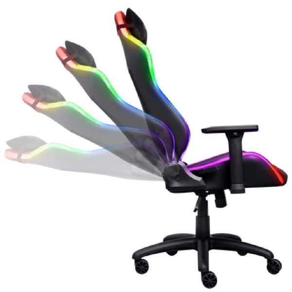 Gaming Chair Trust GXT719 Ruya, RGB, Black