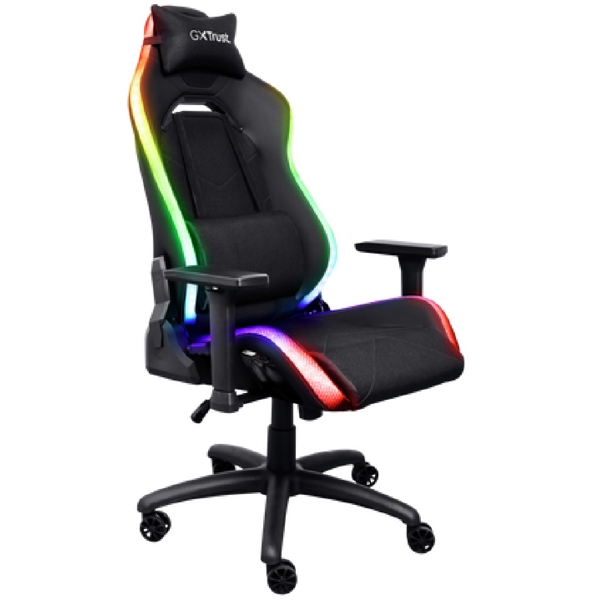 Gaming Chair Trust GXT719 Ruya, RGB, Black