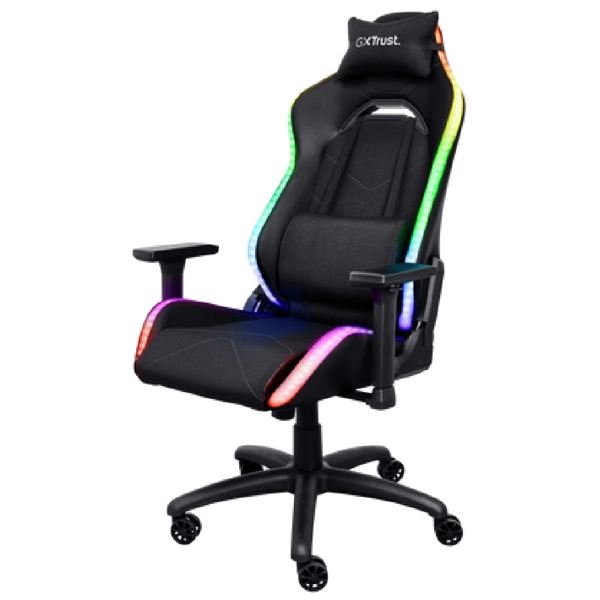 გეიმერული სავარძელი Trust GXT719 Ruya, RGB, Gaming Chair, Black