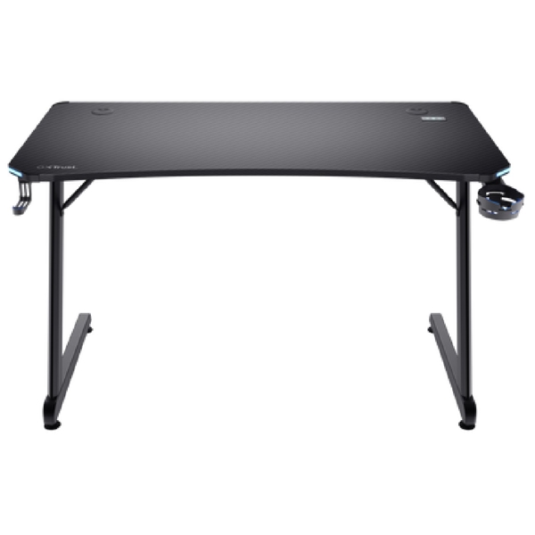 გეიმერული მაგიდა Trust GXT709 Luminus, RGB, Gaming Desk, Black