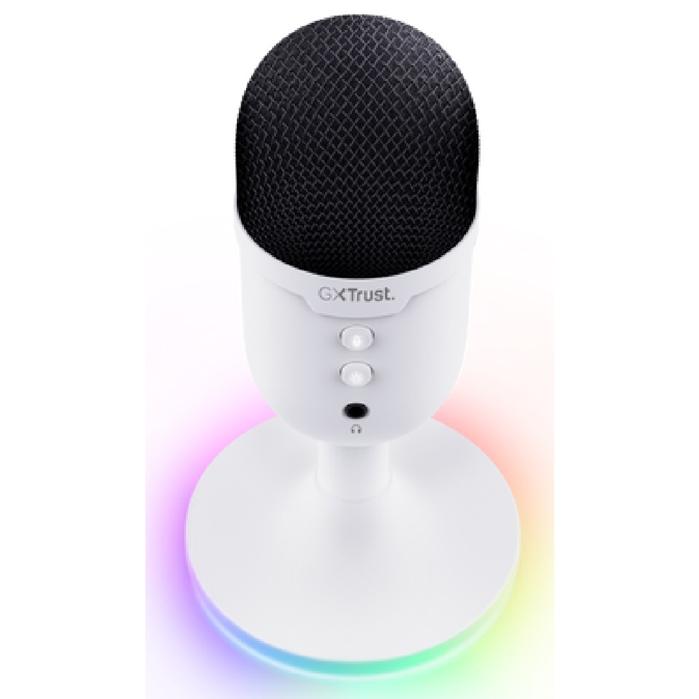 მიკროფონი Trust GXT234W Yunix, Microphone, USB, 3.5mm, White