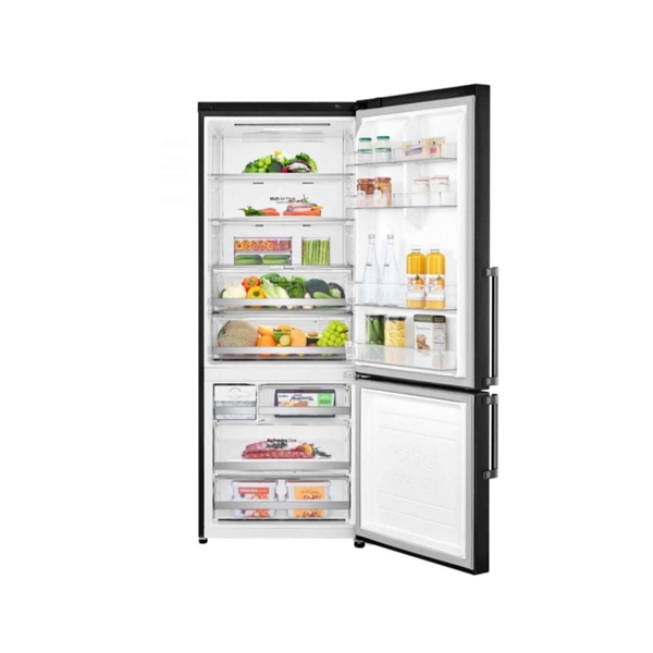 Refrigerator LG GR-B589BQAM.AMCQMER, 446L, A++, Black